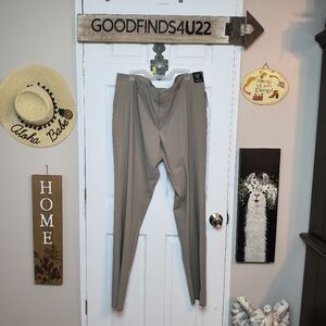 Nordstrom Men’s Shop Tech-Smart Trim Fit Stretch Breathable Pants Trousers 44W